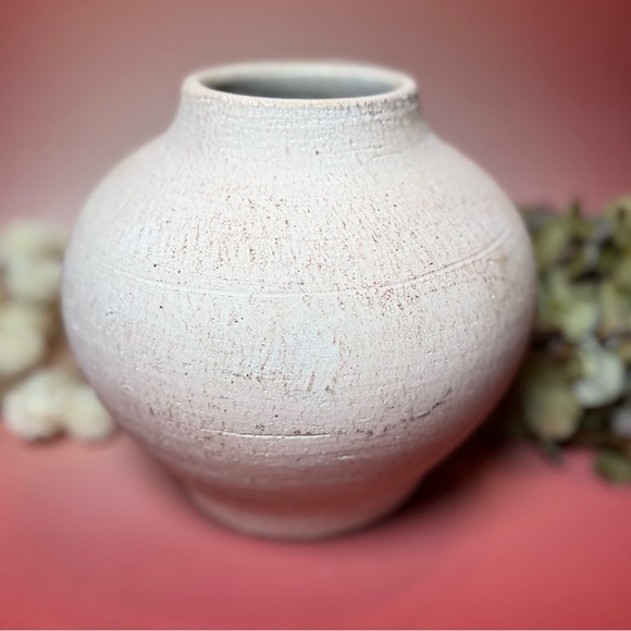 Hearth and Hand Magnolia Terracotta Textured Cream Vase